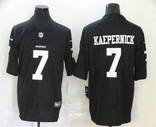 #IMWITHKAP 7 Colin Kaepernick Black College NCAA Sitiched Nike Football Jersey