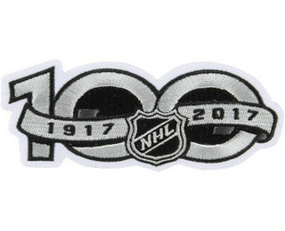 1917-2017 NHL Centennial Season 100th Anniversary Patch