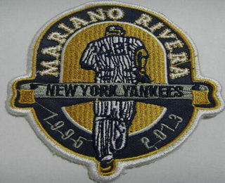 2013 New York Yankees 42 Mariano Rivera Retirement Patch