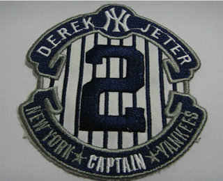 2014 New York Yankees 2 Derek Jeter Retirement Final Season Captain Patch