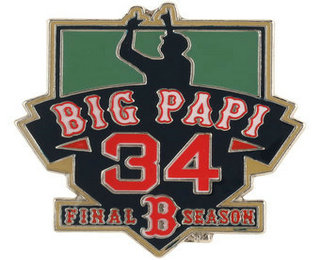 2016 Boston Red Sox 34 Big Papi Retirement Patch