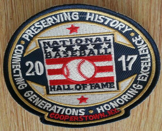 2017 MLB Baseball Hall of Fame Patch