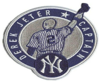 2017 New York Yankees 2 Derek Jeter Number Retirement Captain Patch