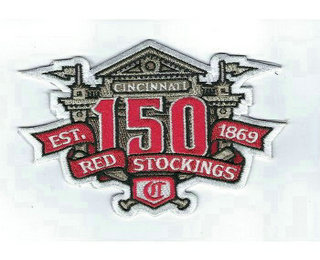 2019 Cincinnati Reds 150th Anniversary Patch