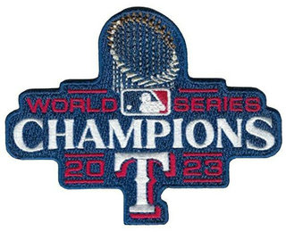 Texas Rangers 2023 World Series Champions Patch