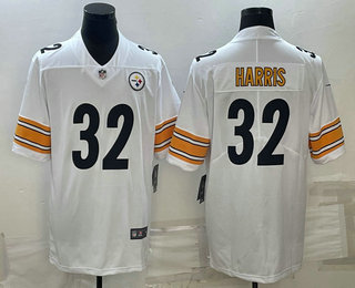 Men's Pittsburgh Steelers #32 Franco Harris White 2017 Vapor Untouchable Stitched NFL Nike Limited Jersey