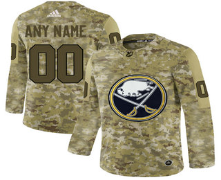 Buffalo Sabres Camo Men's Customized Adidas Jersey