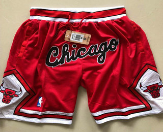 Chicago Bulls 1997-98 Red With Chicago Swingman Throwback Shorts