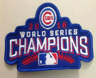 Chicago Cubs 2016 World Series Champions Patch