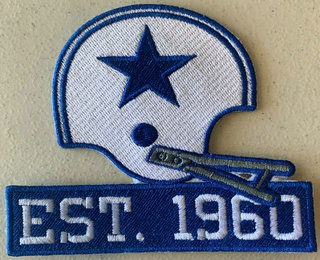 Dallas Cowboys 60th anniversary Seasons Logo Patch