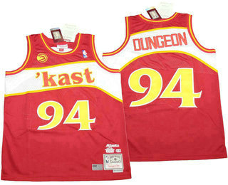 Dungeon OutKast X Atlanta Hawks #94 BR Remix Red Jersey