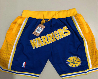 Golden State Warriors Shorts 1995-96 JUST DON By Mitchell & Ness (1)