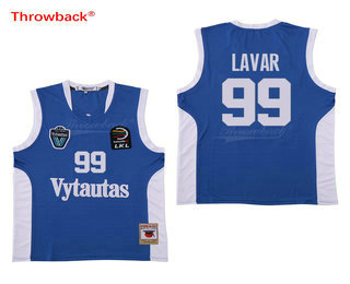 Lithuania Vytautas #99 LaVar Ball Basketball Stitched Blue Jersey