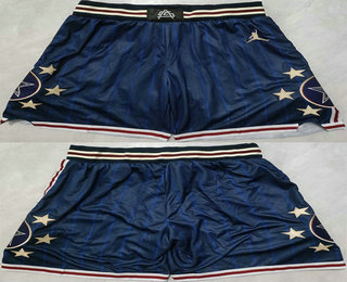 Men's 2024 All-Star Navy Stitched Shorts