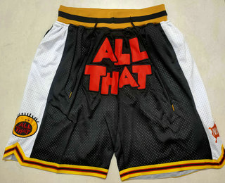 Men's ALL THAT Black Just Don Swingman Shorts