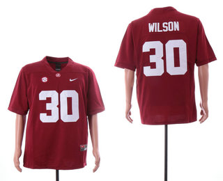 Men's Alabama Crimson Tide #30 Mack Wilson Red 2017 Vapor Untouchable Stitched Nike NCAA Jersey