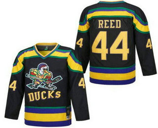 Men's Anaheim Ducks #44 Fulton Reed Black Movie Hockey Jersey