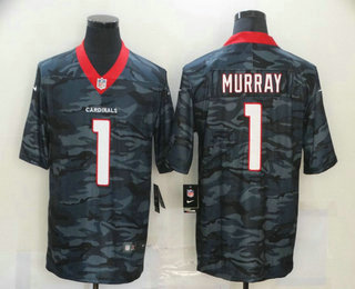 Men's Arizona Cardinals #1 Kyler Murray 2020 Camo Limited Stitched Nike NFL Jersey