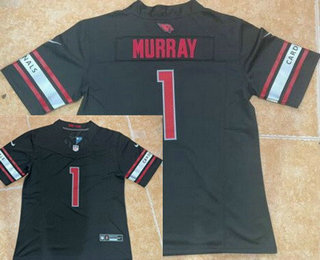 Men's Arizona Cardinals #1 Kyler Murray Limited Black FUSE Vapor Jersey