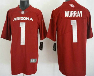 Men's Arizona Cardinals #1 Kyler Murray Limited Red Vapor Jersey