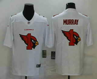 Men's Arizona Cardinals #1 Kyler Murray White 2020 Shadow Logo Vapor Untouchable Stitched NFL Nike Limited Jersey