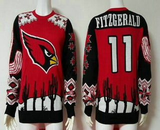 Men's Arizona Cardinals #11 Larry Fitzgerald Multicolor NFL Sweater