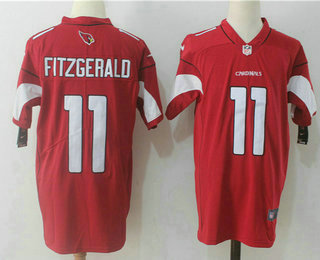 Men's Arizona Cardinals #11 Larry Fitzgerald Red 2017 Vapor Untouchable Stitched NFL Nike Limited Jersey