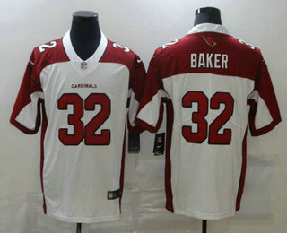 Men's Arizona Cardinals #32 Budda Baker White 2020 Vapor Untouchable Stitched NFL Nike Limited Jersey