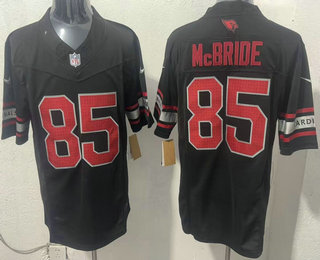 Men's Arizona Cardinals #85 Trey McBride Limited Black FUSE Vapor Jersey