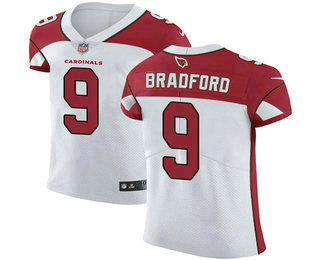 Men's Arizona Cardinals #9 Sam Bradford White 2018 Vapor Untouchable Stitched NFL Nike Elite Jersey