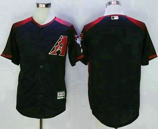 Men's Arizona Diamondbacks Blank Black Brick New Cool Base Jersey