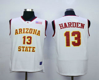 Men's Arizona State #13 James Harden White College Basketball Nike Swingman Jersey