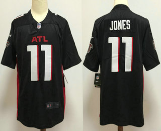 Men's Atlanta Falcons #11 Julio Jones Black 2020 NEW Vapor Untouchable Stitched NFL Nike Limited Jersey