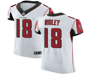 Men's Atlanta Falcons #18 Calvin Ridley White 2018 Vapor Untouchable Stitched NFL Nike Elite Jersey