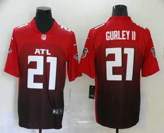 Men's Atlanta Falcons #21 Todd Gurley II Red 2020 NEW Vapor Untouchable Stitched NFL Nike Limited Jersey