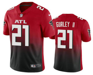 Men's Atlanta Falcons #21 Todd Gurley II Red 2020 NEW Vapor Untouchable Stitched NFL Nike Limited Jersey