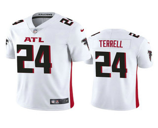 Men's Atlanta Falcons #24 A.J. Terrell White 2020 NFL Draft Vapor Limited Jersey