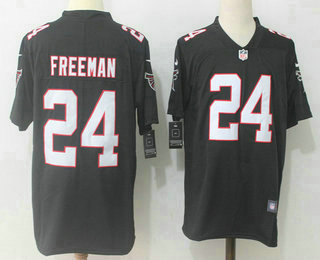 Men's Atlanta Falcons #24 Devonta Freeman Black 2017 Vapor Untouchable Stitched NFL Nike Limited Jersey