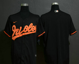 Men's Baltimore Orioles Blank Black Stitched MLB Cool Base Nike Jersey