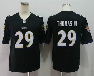 Men's Baltimore Ravens #29 Earl Thomas III Black 2017 Vapor Untouchable Stitched NFL Nike Limited Jersey