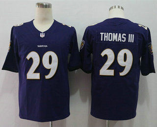 Men's Baltimore Ravens #29 Earl Thomas III Purple 2017 Vapor Untouchable Stitched NFL Nike Limited Jersey