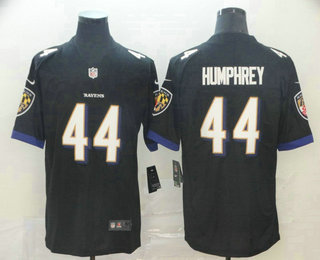 Men's Baltimore Ravens #44 Marlon Humphrey Black 2017 Vapor Untouchable Stitched NFL Nike Limited Jersey