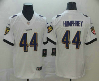 Men's Baltimore Ravens #44 Marlon Humphrey White 2017 Vapor Untouchable Stitched NFL Nike Limited Jersey