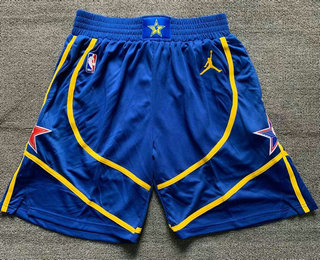 Men's Blue 2021 All-Star Eastern Conference Stitched NBA Shorts