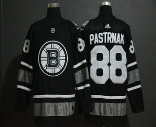 Men's Boston Bruins #88 David Pastrnak Black 2019 NHL All-Star Game Adidas Stitched NHL Jersey