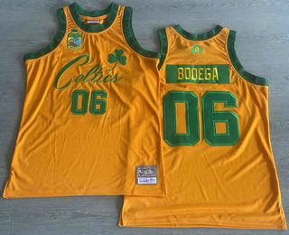 Men's Boston Celtics #06 Bodega Swingman Throwback Jersey
