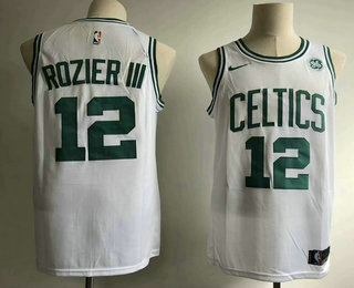 Men's Boston Celtics #12 Terry Rozier III White 2017-2018 Nike Swingman Stitched NBA Jersey