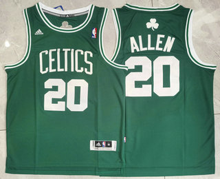 Men's Boston Celtics #20 Ray Allen Green Revolution 30 Swingman Jersey