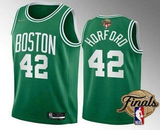Men's Boston Celtics #42 Al Horford 2022 Green NBA Finals Stitched Jersey