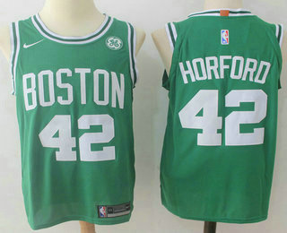 Men's Boston Celtics #42 Al Horford Green 2017-2018 Nike Swingman General Electric Stitched NBA Jersey